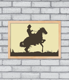 Quadro Cowboy - loja online