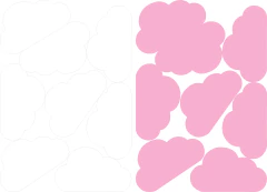 Adesivos Nuvens - loja online
