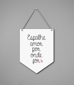 Plaquinha Espalhe Amor