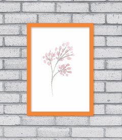Quadro Flor Aquarela
