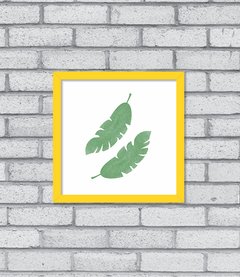 Quadro Folhas na internet