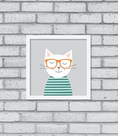 Quadro Hipster Kitty