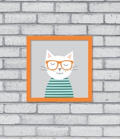 Quadro Hipster Kitty na internet