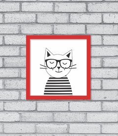 Quadro Hipster Kitty