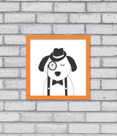 Quadro Hipster Puppy - loja online