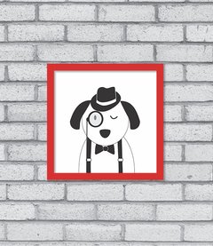 Quadro Hipster Puppy - Pendurama Quadros e Artigos de Decoração