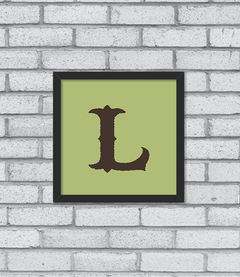 Quadro Inicial Cowboy - comprar online