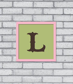 Quadro Inicial Cowboy - comprar online