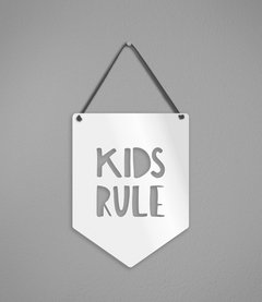 Imagem do Plaquinha Kids Rule