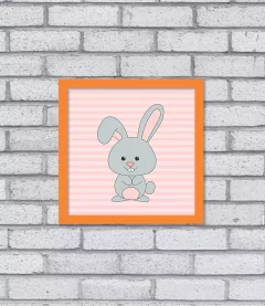 Quadro Coelhinho - Pendurama Quadros e Artigos de Decoração