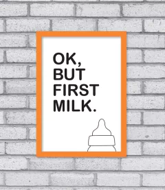 Quadro First Milk na internet