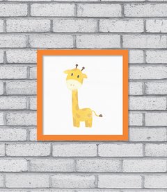 Quadro Girafa Aqua - Pendurama Quadros e Artigos de Decoração