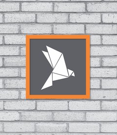 Quadro Origami (Negativo) na internet
