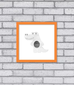 Quadro Jacaré Aqua - loja online