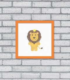 Quadro Leão Aqua - Pendurama Quadros e Artigos de Decoração
