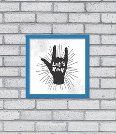 Quadro Let's Rock - Pendurama Quadros e Artigos de Decoração