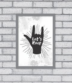 Quadro Let's Rock na internet