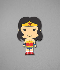 Placa Cute Mulher Maravilha
