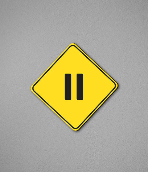 Placa Pause
