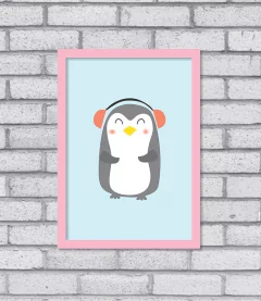 Quadro Pinguim na internet