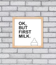 Quadro First Milk - comprar online