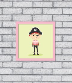 Quadro Pirata Menino - Pendurama Quadros e Artigos de Decoração