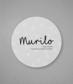 Placa Nome em Relevo (3D)