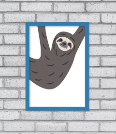 Quadro Preguiça - loja online