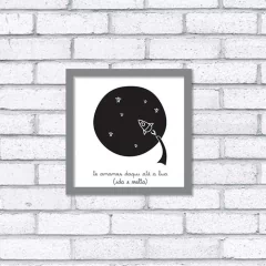 Quadro Até a Lua (ida e volta) na internet