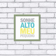 Quadro Sonhe Alto (menino) - loja online