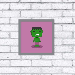 Quadro Cute Hulk na internet