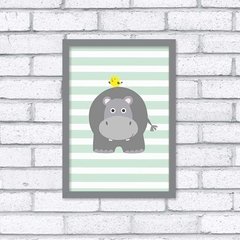 Quadro Hippo - Pendurama Quadros e Artigos de Decoração
