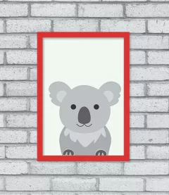 Quadro Hey Coala - Pendurama Quadros e Artigos de Decoração