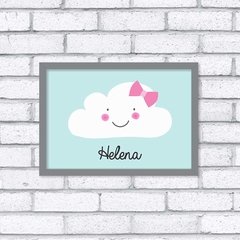 Quadro Nome Nuvem (menina)