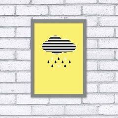 Imagem do Quadro Nuvem P&B