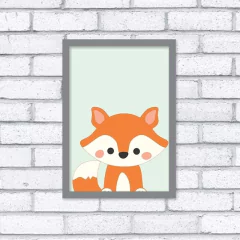 Quadro Hey Fox - Pendurama Quadros e Artigos de Decoração