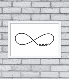 Quadro Amor Infinito na internet
