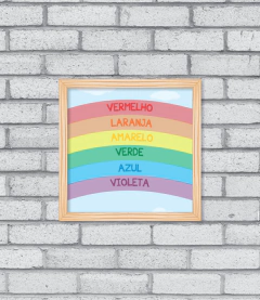 Quadro Arco-íris - Pendurama Quadros e Artigos de Decoração