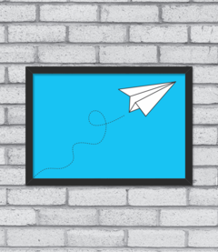 Imagem do Quadro Aviãozinho de Papel