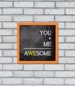 Quadro aWEsome - Pendurama Quadros e Artigos de Decoração