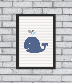 Quadro Baleia - loja online