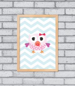 Quadro Bebê Coruja - comprar online