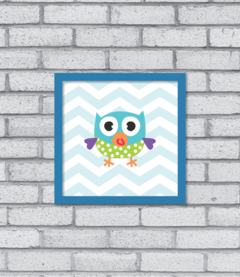 Quadro Bebê Coruja - comprar online