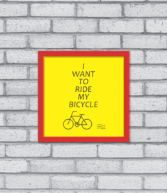 Quadro Bicycle - Pendurama Quadros e Artigos de Decoração