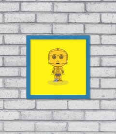 Quadro Cute C3-PO - comprar online