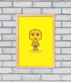 Quadro Cute C3-PO - Pendurama Quadros e Artigos de Decoração