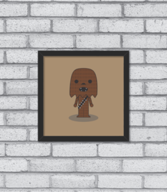Quadro Cute Chewbacca - Pendurama Quadros e Artigos de Decoração