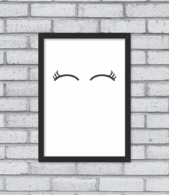 Quadro Cílios - Pendurama Quadros e Artigos de Decoração