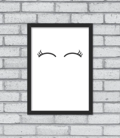 Quadro Cílios - Pendurama Quadros e Artigos de Decoração