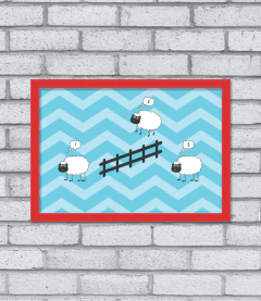 Quadro Counting Sheep - loja online